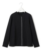 【アイシービー/iCB】の【洗える】コンパクトモクロディ バンドカラーカットソー ブラック系|ID: prp329100004674517 ipo3291000000033781779