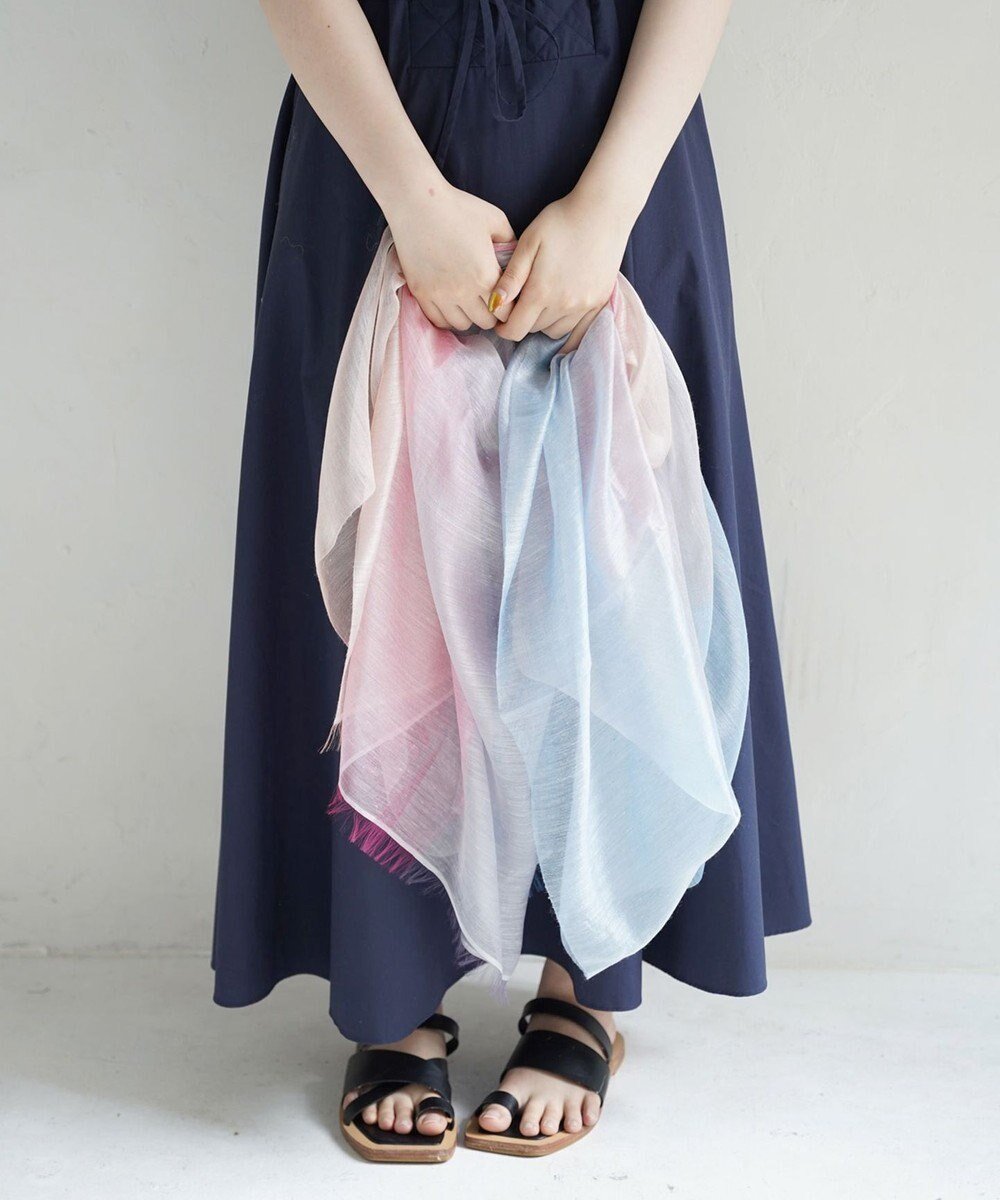 【ムトウ/muto】の【シルクカシミヤ】GOKUSAI ストール インテリア・キッズ・メンズ・レディースファッション・服の通販 founy(ファニー) 　ファッション　Fashion　レディースファッション　Fashion for Women　グラデーション　Gradient, Ombre　シャンブレー　Chambray, Denim-Like Fabric　ショール　Shawl, Wrap　シルク　Silk, 100% Silk　ストール　Stole, Wrap　A/W・秋冬　Autumn/Winter　S/S・春夏　SS, Spring/Summer, Warm Season　おすすめ　Recommended / Our Picks　夏　Summer　gokusai white|ID: prp329100004674526 ipo3291000000033781815