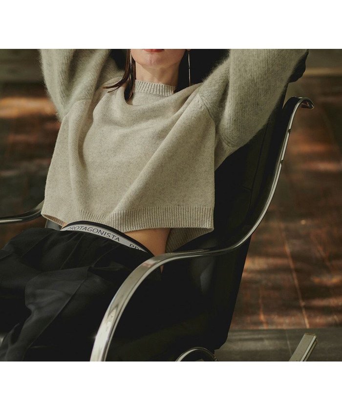 【ベイジ,/BEIGE,】のPROTAGONISTA / ウールモヘアニット インテリア・キッズ・メンズ・レディースファッション・服の通販 founy(ファニー) https://founy.com/ ファッション Fashion レディースファッション Fashion for Women トップス・カットソー Cut & Sew Tops ニット Knit Tops & Sweaters コレクション Collection, Seasonal Line シアー Sheer, See-Through ショート Short, Short Length セーター Sweater, Knitwear リラックス Relax, Relaxed Fit A/W・秋冬 Autumn/Winter |ID: prp329100004674528 ipo3291000000033781821