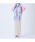 【ムーンバット/MOONBAT】のestaa ボリュームマフラー クラシックチェック/手洗い可 ペールスカイ|ID: prp329100004674538 ipo3291000000035916821