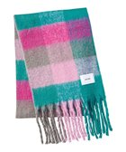 【ムーンバット/MOONBAT】のestaa ボリュームマフラー カラーブロック/手洗い可 ピンク|ID: prp329100004674540 ipo3291000000035395342