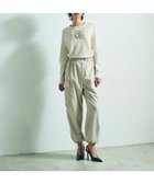 【グレース コンチネンタル/GRACE CONTINENTAL】のエンブレム刺繍ニットトップ ホワイト|ID: prp329100004674549 ipo3291000000033781914