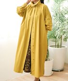 【ムーク/muuc】の〈多彩な着方が叶う〉〈衿立て&衿折り〉〈遠州織物の工場で織られた上質なコットン生地〉リボン紐付き多様衿 シャツワンピース イエロー|ID: prp329100004674553 ipo3291000000034299575