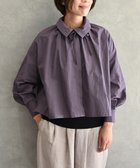【ムーク/muuc】の〈多彩な着方が叶う〉〈衿立て&衿折り〉〈遠州織物の工場で織られた上質なコットン100%生地〉リボン紐付き多様衿 羽織り&シャツ チャコールグレー|ID: prp329100004674554 ipo3291000000033781937