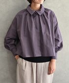 【ムーク/muuc】の〈多彩な着方が叶う〉〈衿立て&衿折り〉〈遠州織物の工場で織られた上質なコットン100%生地〉リボン紐付き多様衿 羽織り&シャツ チャコールグレー|ID: prp329100004674554 ipo3291000000034299587