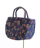 【アンドウール/AND WOOL】の花刺繍の半円バッグ 人気、トレンドファッション・服の通販 founy(ファニー) ファッション Fashion レディースファッション Fashion for Women バッグ Bags コーデュロイ Corduroy, Cord Fabric 定番 Standard, Basic Item ポケット Pocket, Pocket Detail thumbnail ネイビー|ID: prp329100004674558 ipo3291000000034299641