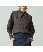 【ジェイプレスヨークストリート/J.PRESS YORK STREET】の【WOMEN】コットンボータイ ブラウス グレー系|ID: prp329100004674562 ipo3291000000033781968