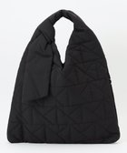 【ラ バガジェリー/LA BAGAGERIE】の【maison vert】 【超軽量!】キルティングトライアングルトートバッグ ブラック|ID: prp329100004674567 ipo3291000000034299710