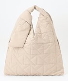 【ラ バガジェリー/LA BAGAGERIE】の【maison vert】 【超軽量!】キルティングトライアングルトートバッグ ベージュ|ID: prp329100004674567 ipo3291000000034299713