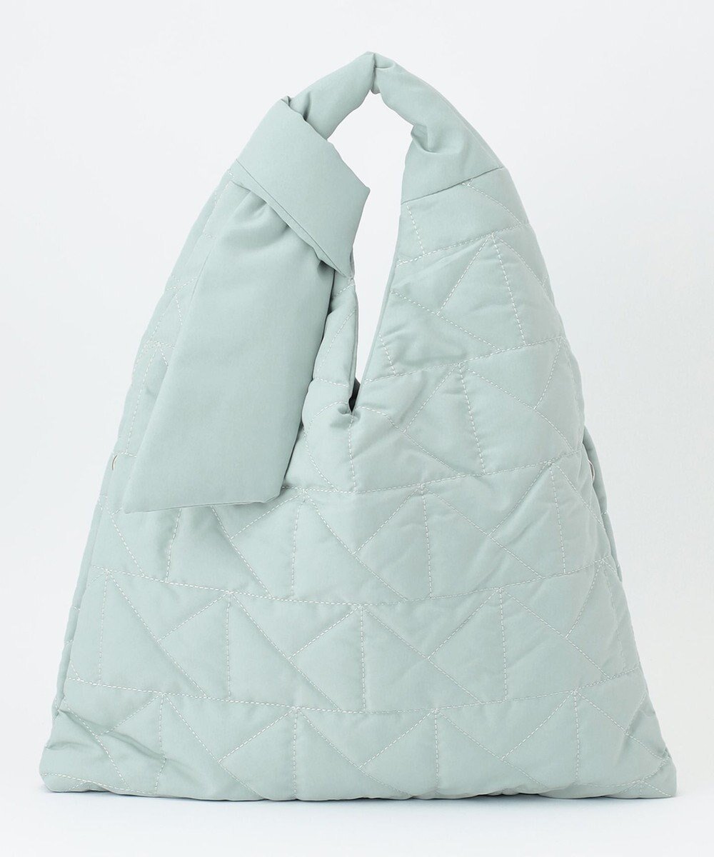 【ラ バガジェリー/LA BAGAGERIE】の【maison vert】 【超軽量!】キルティングトライアングルトートバッグ インテリア・キッズ・メンズ・レディースファッション・服の通販 founy(ファニー) 　ファッション　Fashion　レディースファッション　Fashion for Women　バッグ　Bags　キルティング　Quilted, Quilting　ポケット　Pocket, Pocket Detail　軽量　Lightweight, Ultra Light　ビジネス 仕事 通勤　Business / Work / Commuting　ライトブルー|ID: prp329100004674567 ipo3291000000034299718