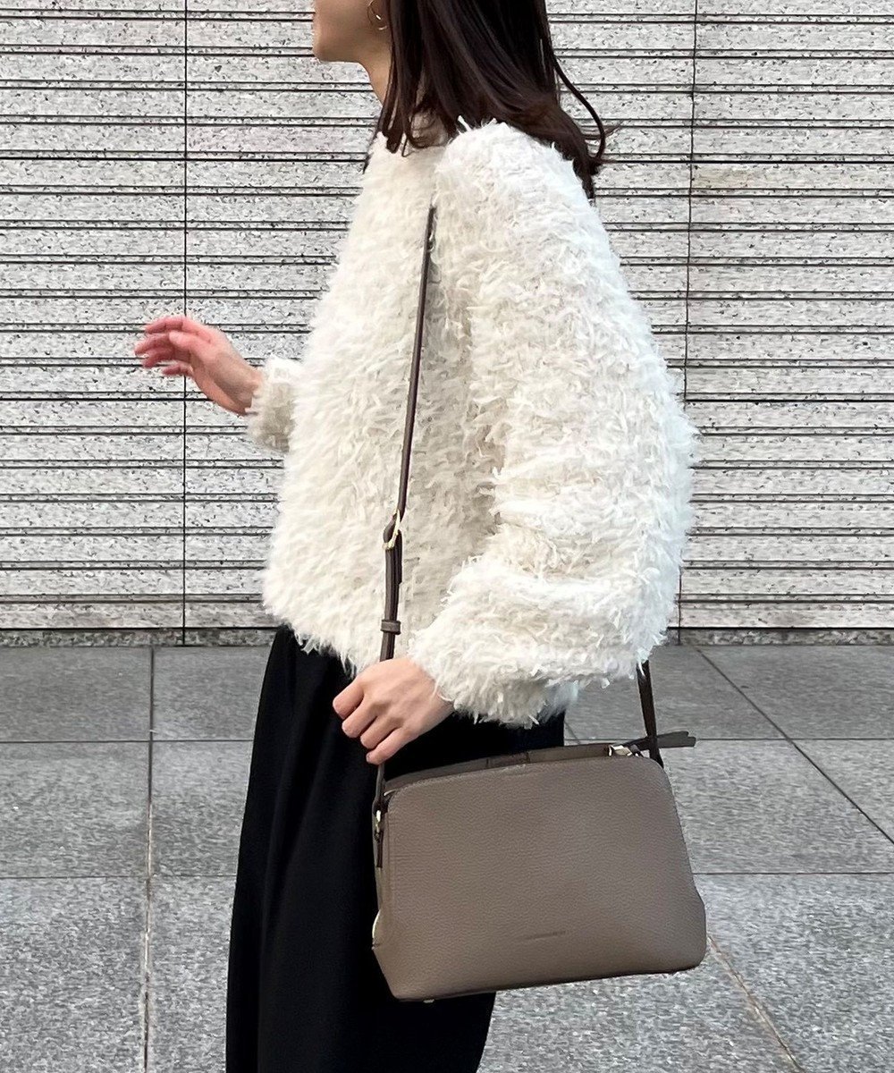 【ラ バガジェリー/LA BAGAGERIE】の【maison vert】 【多収納】アオリショルダーバッグ インテリア・キッズ・メンズ・レディースファッション・服の通販 founy(ファニー) ファッション Fashion レディースファッション Fashion for Women バッグ Bags コンパクト Compact, Small Size ポケット Pocket, Pocket Detail ライトグレー|ID: prp329100004674569 ipo3291000000034299747