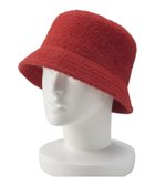 【ムーンバット/MOONBAT】の【洗える】estaa アンゴラ風バケットハット ディープオレンジ|ID: prp329100004674575 ipo3291000000034301020