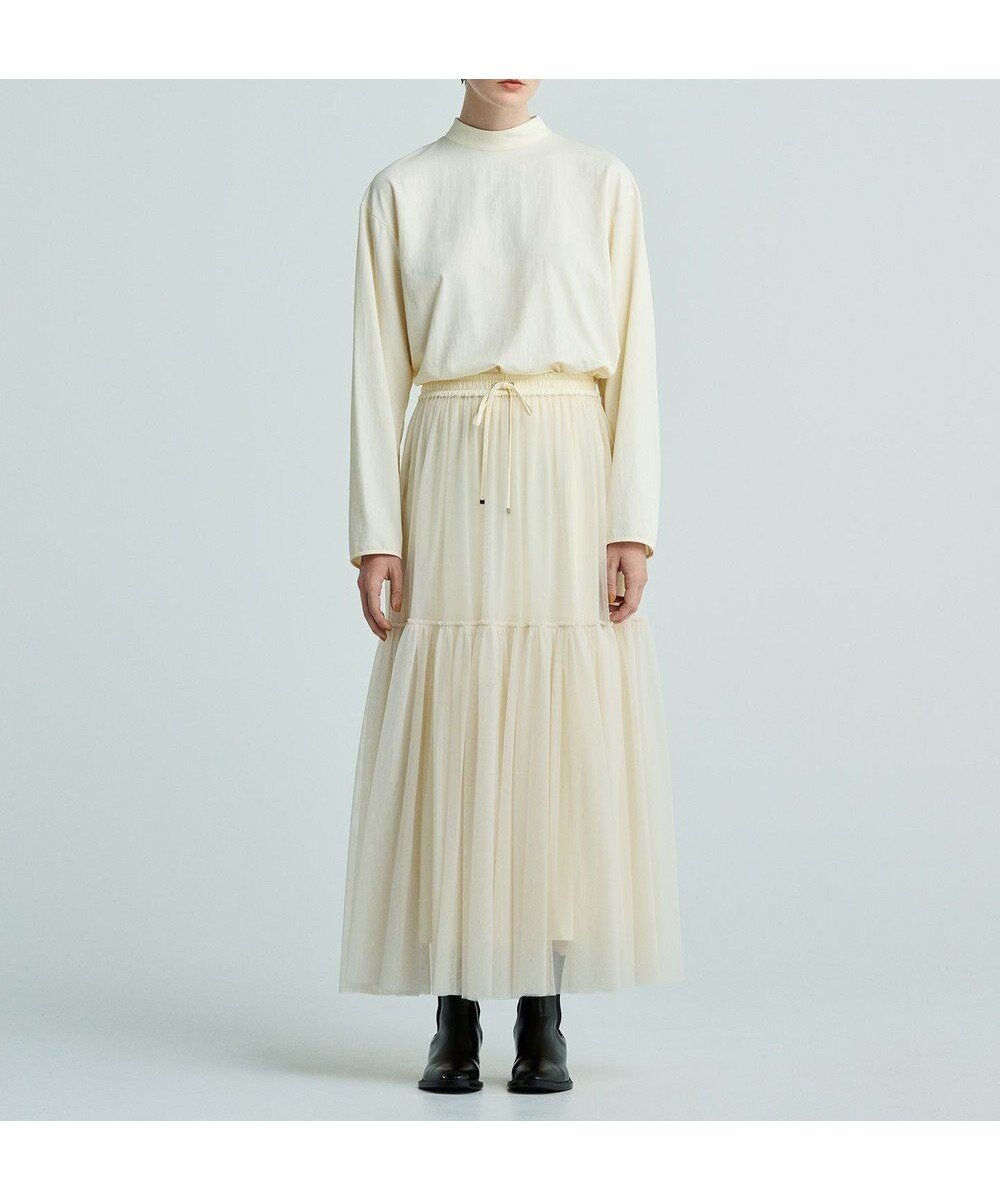 【アンクレイヴ/uncrave】の【撥水・UVカット】ナイロンタスラン ティアードスカート(uncrave WHITE) 人気、トレンドファッション・服の通販 founy(ファニー) 　ファッション　Fashion　レディースファッション　Fashion for Women　スカート　Skirts　ティアードスカート　Tiered Skirts　洗える　Machine Washable　ギャザー　Gathered, Ruffled　切替　Switching, Contrast Panel　チュール　Tulip, Tulip Motif　ツイル　Twist, Twisted Detail　ティアード　Tiered, Tiered Style　ティアードスカート　Tiered Skirt, Flounced Skirt　デニム　Denim, Jeans Material　トレンド　Trend, Trending Now　ハイネック　High Neck, Mock Neck　フェミニン　Feminine, Girly　マーメイド　Mermaid, Fishtail Silhouette　ワッシャー　Washer, Crinkled Finish　A/W・秋冬　Autumn/Winter　S/S・春夏　SS, Spring/Summer, Warm Season　夏　Summer　エレガント 上品　Elegant　 other-1|ID: prp329100004674604 ipo3291000000034300004