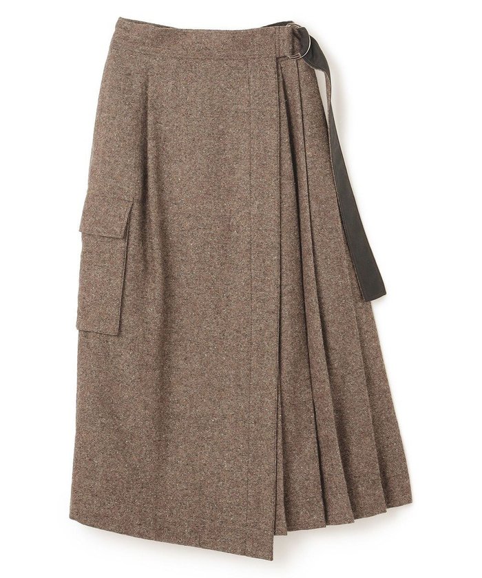 【アンクレイヴ/uncrave】のネップツイード スカート(uncrave WHITE) インテリア・キッズ・メンズ・レディースファッション・服の通販 founy(ファニー) https://founy.com/ ファッション Fashion レディースファッション Fashion for Women スカート Skirts アシンメトリー Asymmetrical Style ジャケット Jacket, Outerwear セットアップ Set-Up, Coordinated Outfit 雑誌 Magazine, Fashion Magazine ダブル Double, Double-Breasted ツイード Twill, Twill Weave ネップ Nepp, Slub Yarn プリーツ Pleats, Pleated モダン Modern, Contemporary ラップ Wrap, Wrap Design A/W・秋冬 Autumn/Winter おすすめ Recommended / Our Picks |ID: prp329100004674606 ipo3291000000033782124