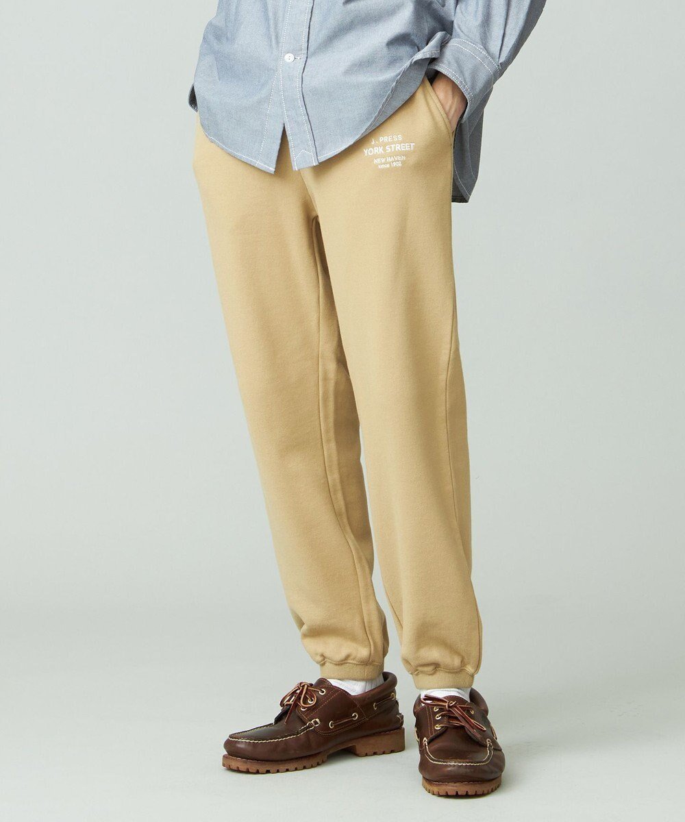 【ジェイプレスヨークストリート/J.PRESS YORK STREET】の【UNISEX】ワンポイントスウェットパンツ インテリア・キッズ・メンズ・レディースファッション・服の通販 founy(ファニー)  ファッション Fashion レディースファッション Fashion for Women パンツ Pants & Trousers ユニセックス Unisex, Genderless スポーツ Sports, Activewear リラックス Relax, Relaxed Fit ワンポイント One Point, Statement Accent A/W・秋冬 Autumn/Winter ライトイエロー系|ID: prp329100004674612 ipo3291000000034300179
