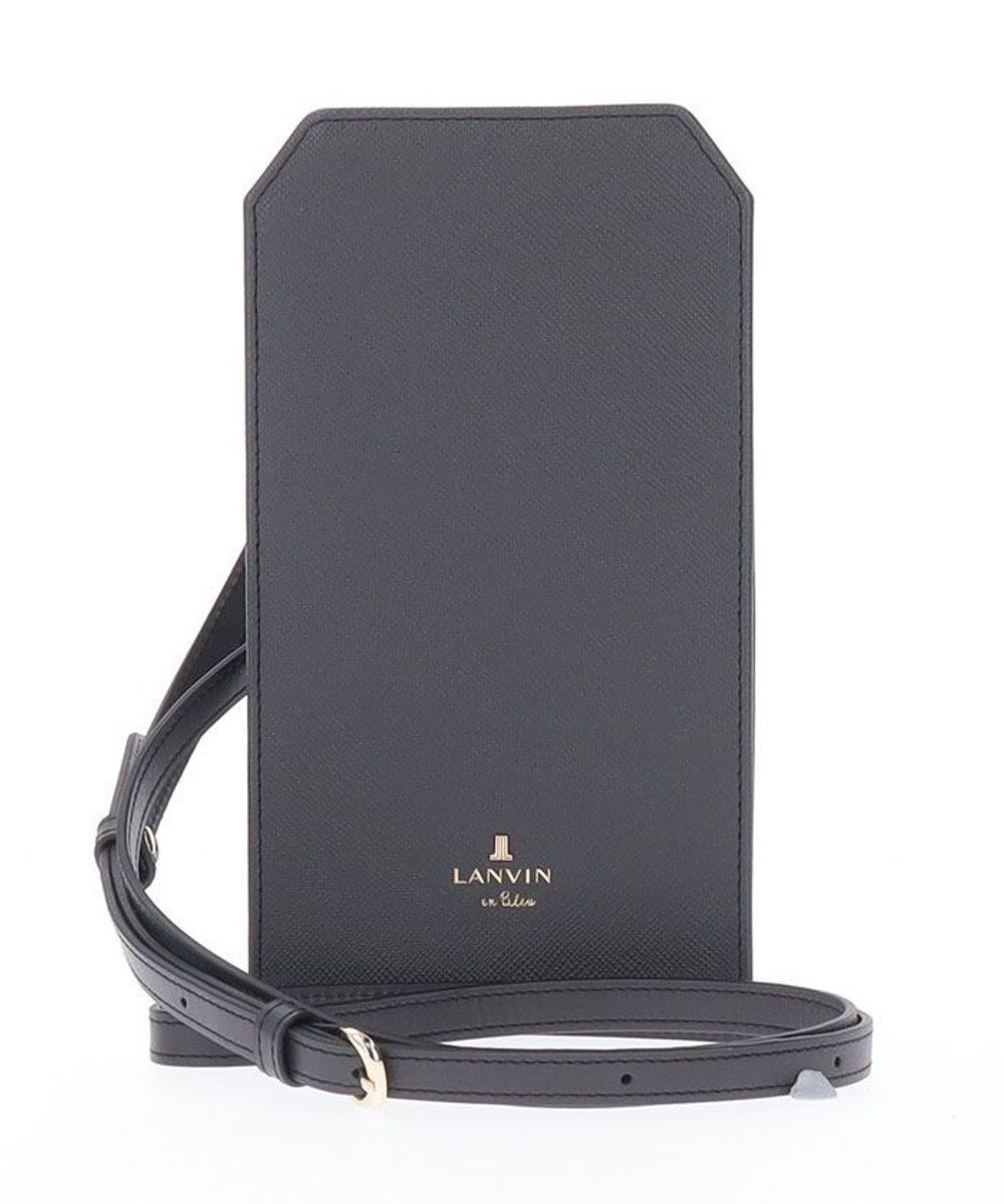 【ランバン オン ブルー/LANVIN en Bleu】のリュクサンブール スマホショルダー インテリア・キッズ・メンズ・レディースファッション・服の通販 founy(ファニー) 　ファッション　Fashion　レディースファッション　Fashion for Women　ミニ財布・二つ折り財布　Wallets & Card Cases　スマホショルダーバッグ　Smartphone Shoulder Bag　スマート　Smart, Elegant　プレーン　Plain, Simple　ポケット　Pocket, Pocket Detail　財布　Wallet, Purse　ネイビー|ID: prp329100004674619 ipo3291000000036200662