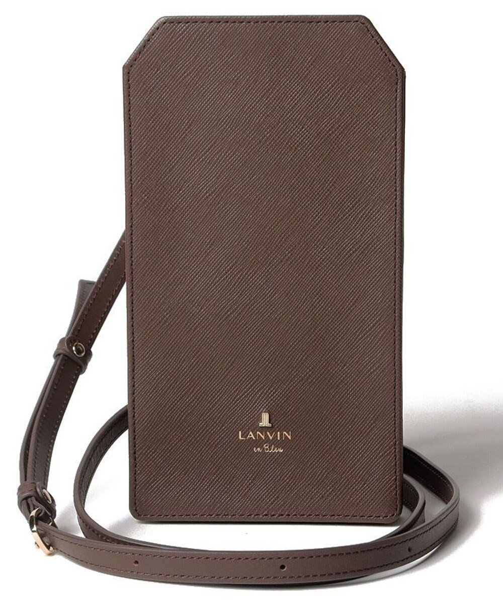 【ランバン オン ブルー/LANVIN en Bleu】のリュクサンブール スマホショルダー インテリア・キッズ・メンズ・レディースファッション・服の通販 founy(ファニー) 　ファッション　Fashion　レディースファッション　Fashion for Women　ミニ財布・二つ折り財布　Wallets & Card Cases　スマホショルダーバッグ　Smartphone Shoulder Bag　スマート　Smart, Elegant　プレーン　Plain, Simple　ポケット　Pocket, Pocket Detail　財布　Wallet, Purse　ノウチャ|ID: prp329100004674619 ipo3291000000036200667