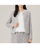 【自由区/JIYU-KU】のカラミツイードノーカラー ジャケット ライトグレー系|ID: prp329100004674626 ipo3291000000034300272