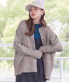 【ティアクラッセ/Tiaclasse】の【洗える】クルーネックメランジカーディガン グレージュ|ID: prp329100004674627 ipo3291000000034664582