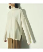 【グレース コンチネンタル/GRACE CONTINENTAL】のメリノウールニットトップ 人気、トレンドファッション・服の通販 founy(ファニー) ファッション Fashion レディースファッション Fashion for Women トップス・カットソー Cut & Sew Tops ニット Knit Tops & Sweaters シンプル Simple, Minimal セーター Sweater, Knitwear ハイネック High Neck, Mock Neck バランス Balance, Style Balance メタル Metal, Metal Parts リラックス Relax, Relaxed Fit ルーズ Loose, Oversized ワイド Wide, Wide Fit 定番 Standard, Basic Item A/W・秋冬 Autumn/Winter thumbnail ホワイト|ID: prp329100004674637 ipo3291000000034300765