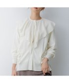 【組曲/KUMIKYOKU】の【WEB限定】サイドフリルカーディガン アイボリー系|ID: prp329100004674646 ipo3291000000034233810