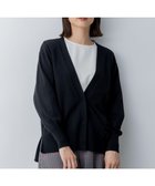 【組曲/KUMIKYOKU】の【WEB限定】サイドフリルカーディガン ブラック系|ID: prp329100004674646 ipo3291000000034233814