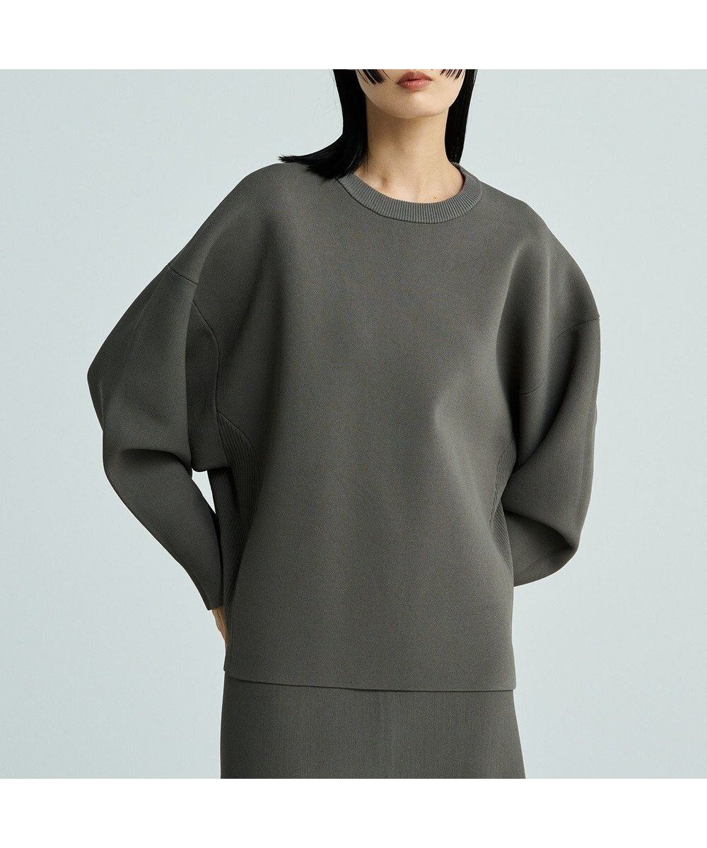 【アンクレイヴ/uncrave】の【洗える】スムースニット スウェット風プルオーバー(uncrave WHITE) インテリア・キッズ・メンズ・レディースファッション・服の通販 founy(ファニー) ファッション Fashion レディースファッション Fashion for Women トップス・カットソー Cut & Sew Tops ニット Knit Tops & Sweaters レディースパーカー・カジュアルフーディー Casual Hoodies & Sweatshirts カジュアルプルオーバー・ニットトップス Pullovers & Knit Tops / Casual Pullovers スウェット・クルーネックトップス Sweatshirts & Crewnecks / Relaxed Fit Sweat Tops 洗える Machine Washable カーディガン Cardigan, Knitwear スウェット / スエット Sweatshirt, Sweatwear セットアップ Set-Up, Coordinated Outfit セーター Sweater, Knitwear なめらか Smooth, Silky Texture フレア Flare, Flared ミニスカート Mini Skirt, Short Skirt レギンス Leggings, Stretch Pants A/W・秋冬 Autumn/Winter S/S・春夏 SS, Spring/Summer, Warm Season おすすめ Recommended / Our Picks 夏 Summer カーキグレー|ID: prp329100004674652 ipo3291000000034300930