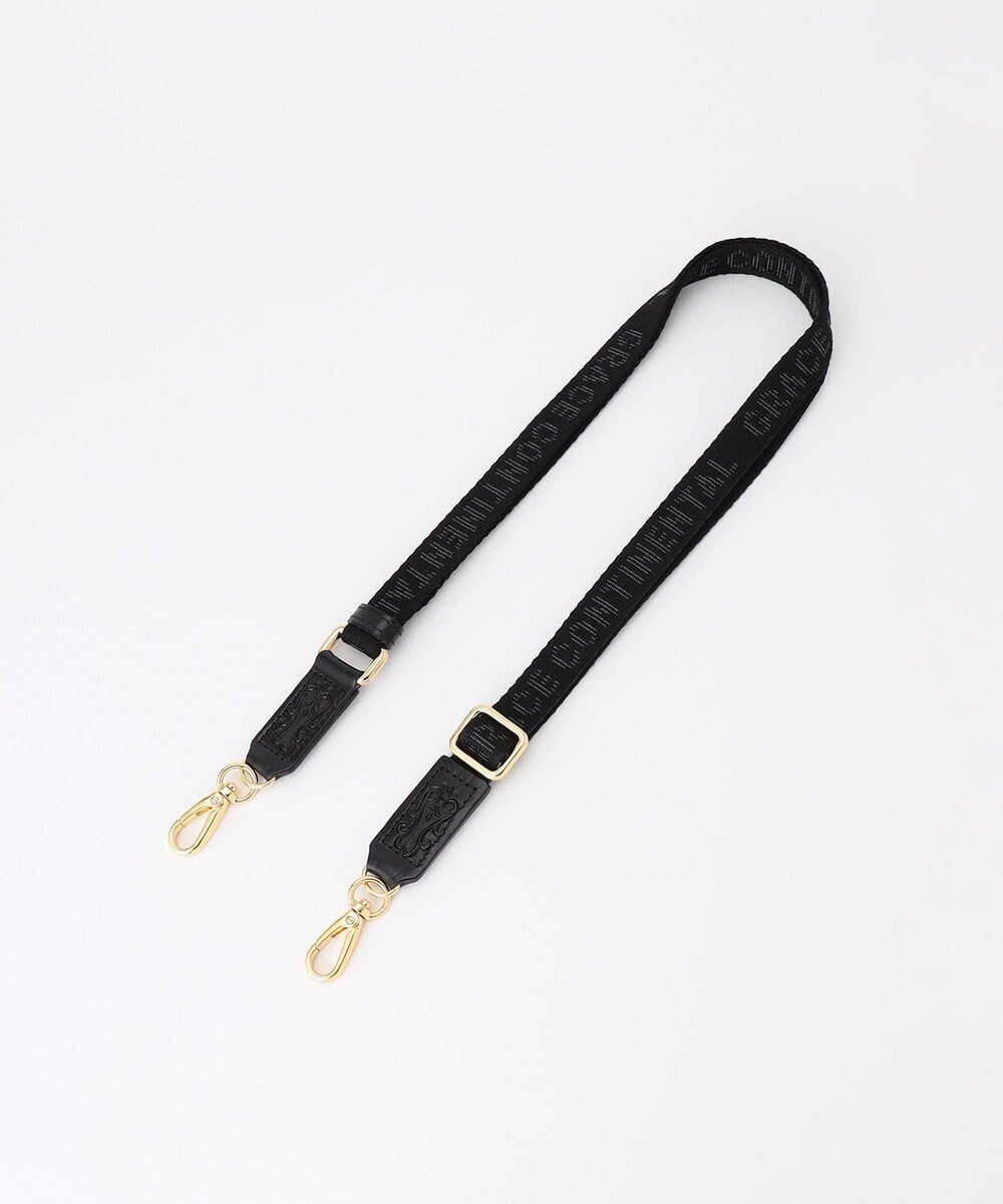 【グレース コンチネンタル/GRACE CONTINENTAL】のロゴショルダーストラップ3 インテリア・キッズ・メンズ・レディースファッション・服の通販 founy(ファニー) 　ファッション　Fashion　レディースファッション　Fashion for Women　ミニ財布・二つ折り財布　Wallets & Card Cases　ダウン　Down, Puffer　財布　Wallet, Purse　ブラック|ID: prp329100004674661 ipo3291000000034300993