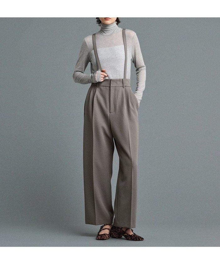 【アンクレイヴ/uncrave】の【防しわ・UVカット・洗濯機洗い可】バルキーツイル ワイドパンツ(サスペンダー付き)(uncrave STANDARD) インテリア・キッズ・メンズ・レディースファッション・服の通販 founy(ファニー) https://founy.com/ ファッション Fashion レディースファッション Fashion for Women パンツ Pants & Trousers 洗える Machine Washable サスペンダー Suspenders, Braces ショート Short, Short Length ジャケット Jacket, Outerwear ストレッチ Stretch, Stretchy Fabric セットアップ Set-Up, Coordinated Outfit 雑誌 Magazine, Fashion Magazine バランス Balance, Style Balance フラップ Flap, Flap Pocket フロント Front, Front Design ポケット Pocket, Pocket Detail ループ Loop, Loop Knit ワイド Wide, Wide Fit A/W・秋冬 Autumn/Winter ビジネス 仕事 通勤 Business / Work / Commuting |ID: prp329100004674665 ipo3291000000034301060