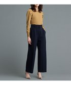 【アンクレイヴ/uncrave】の【防しわ・UVカット・洗濯機洗い可】バルキーツイル ワイドパンツ(サスペンダー付き)(uncrave STANDARD) ネイビー|ID: prp329100004674665 ipo3291000000034301064