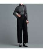 【アンクレイヴ/uncrave】の【防しわ・UVカット・洗濯機洗い可】バルキーツイル ワイドパンツ(サスペンダー付き)(uncrave STANDARD) ブラック|ID: prp329100004674665 ipo3291000000034301065