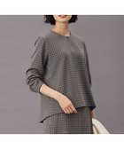 【ジェイ プレス/J.PRESS】のガンクラブチェック ペプラム カットソー ブラウン系3|ID: prp329100004674669 ipo3291000000034301105