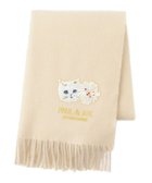 【ムーンバット/MOONBAT】のPAUL JOE ACCESSOIRES ジプシー×クリザンテームワッペン付きムースタッチマフラー(パッケージ入り) 人気、トレンドファッション・服の通販 founy(ファニー) ファッション Fashion レディースファッション Fashion for Women マフラー・スヌード / 冬小物の定番 Scarves & Mufflers アニマル Animal Print コレクション Collection, Seasonal Line シンプル Simple, Minimal スヌード Snood, Infinity Scarf 猫 Cat, Kitty パターン Pattern, Design Print フラワー Flower, Floral プリント Print, Printed Pattern マフラー Scarf, Muffler モチーフ Motif, Design Theme 無地 Plain, Solid Color A/W・秋冬 Autumn/Winter thumbnail ベージュ|ID: prp329100004674675 ipo3291000000034301178