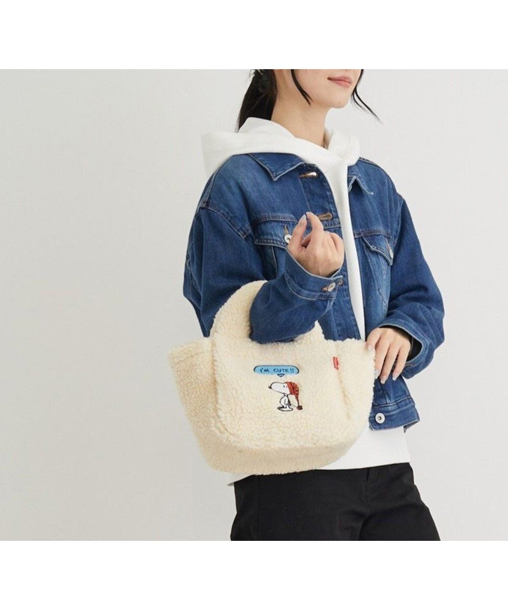 【ルートート/ROOTOTE】の8345【スヌーピー】IP.デリ.ボア.ピーナッツ-8T インテリア・キッズ・メンズ・レディースファッション・服の通販 founy(ファニー) 　ファッション　Fashion　レディースファッション　Fashion for Women　バッグ　Bags　インナー　Innerwear　カメラ　Camera Accessories　ドット　Polka Dot, Dot Pattern　ポケット　Pocket, Pocket Detail　新作・新入荷　New Arrivals / New In　03:アイボリー|ID: prp329100004674689 ipo3291000000034198965