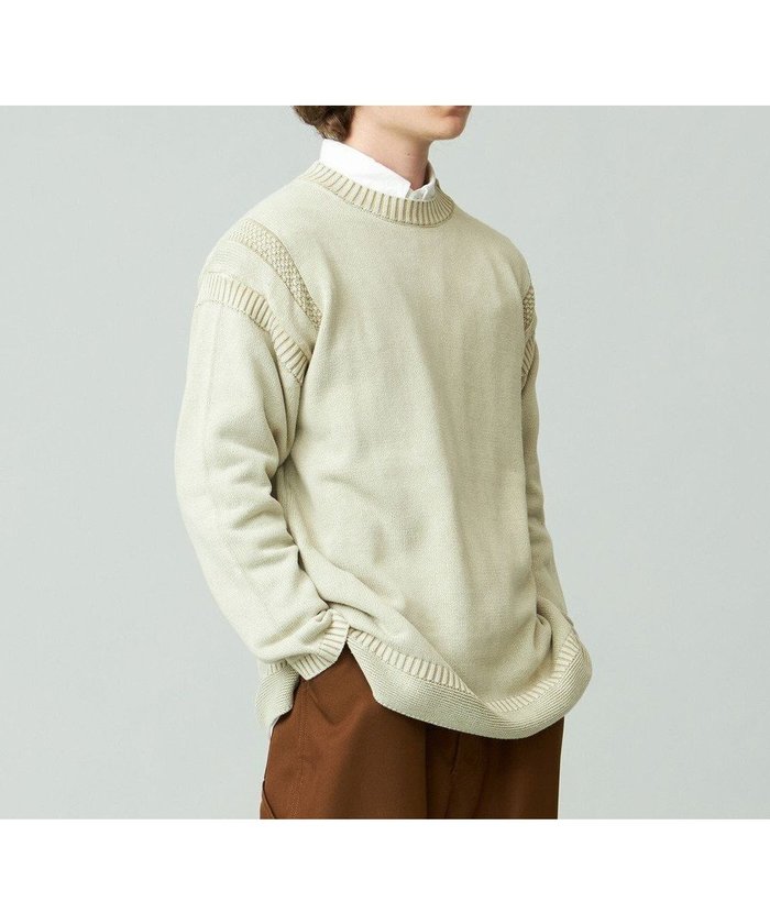 【ジェイプレスヨークストリート/J.PRESS YORK STREET】の【UNISEX】ピグメントコットン ガンジーニット インテリア・キッズ・メンズ・レディースファッション・服の通販 founy(ファニー) https://founy.com/ ファッション Fashion レディースファッション Fashion for Women トップス・カットソー Cut & Sew Tops ニット Knit Tops & Sweaters アイビー Ivy Pattern ジャケット Jacket, Outerwear セーター Sweater, Knitwear デニム Denim, Jeans Material ユニセックス Unisex, Genderless A/W・秋冬 Autumn/Winter |ID: prp329100004674702 ipo3291000000033782512