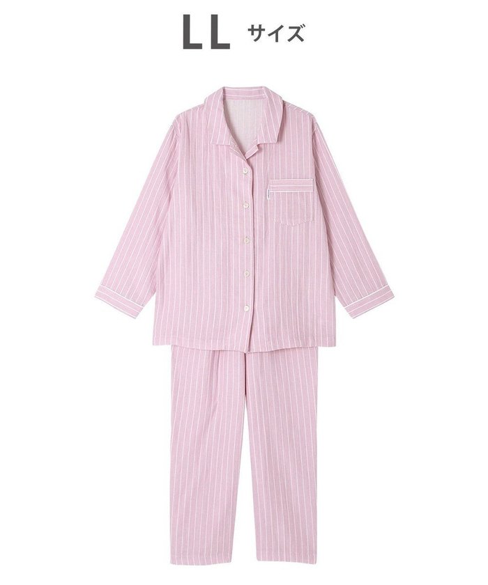 【ワコール 睡眠科学/wacoal suimin】のパジャマ 長袖 長ズボン 綿100%(本体) 二重ガーゼ 通気性 上下セット 前開き YDX570 睡眠科学/ワコール インテリア・キッズ・メンズ・レディースファッション・服の通販 founy(ファニー) https://founy.com/ ファッション Fashion レディースファッション Fashion for Women トップス・カットソー Cut & Sew Tops 長袖 Long Sleeve, Full Sleeve パジャマ Pajamas, Sleepwear ボトム Bottoms, Lower Wear ロング Long, Long-Length |ID: prp329100004674712 ipo3291000000034300708