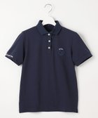 【23区 ゴルフ/NIJYUSANKU GOLF】の【WOMEN】【吸水速乾・UVケア】カノコ 半袖ポロシャツ ネイビー系|ID: prp329100004674723 ipo3291000000034301890