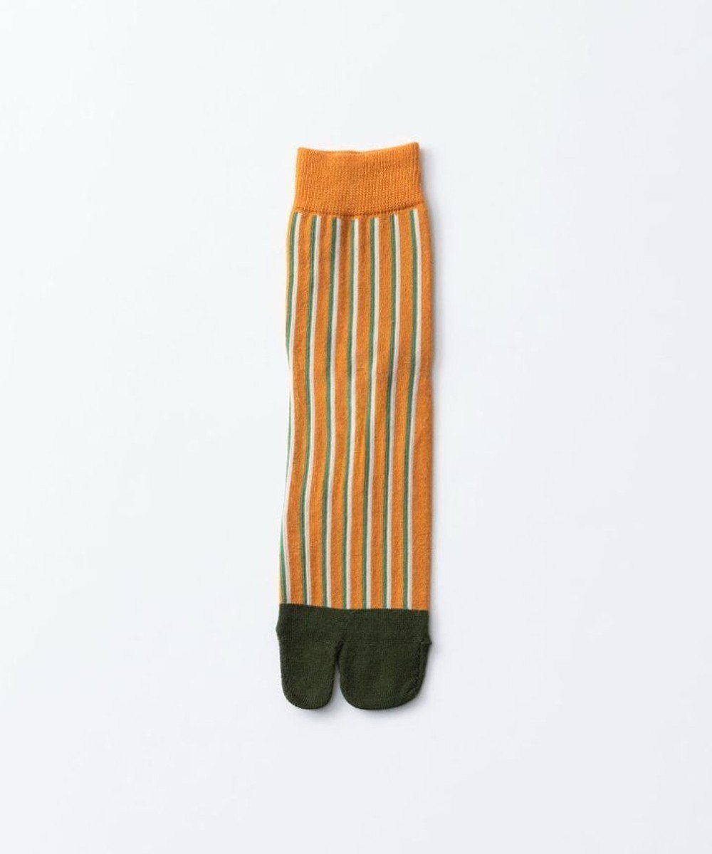 【トリコテ/Tricote】のSTRIPE TABI SOCKS/ストライプタビソックス インテリア・キッズ・メンズ・レディースファッション・服の通販 founy(ファニー) 　ファッション　Fashion　レディースファッション　Fashion for Women　ソックス&靴下　Socks & Hosiery　レッグウェア・ストッキング　Legwear & Hosiery　おすすめ　Recommended / Our Picks　ウォーム　Warm Fabric　オレンジ　Orange　ソックス　Socks, Hosiery　タンブラー　Tumbler, Travel Mug　A/W・秋冬　Autumn/Winter　65ORANGE|ID: prp329100004674730 ipo3291000000034301908