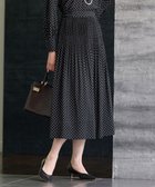 【自由区/JIYU-KU】の【セットアップ対応・洗える】ライトサテンプリーツ スカート ブラック系1|ID: prp329100004674762 ipo3291000000033782729