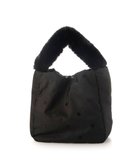 【アンビリオン/UNBILLION】のカシュカシュ cachecache / エコファーワンハンドルドット刺繍トート ブラック|ID: prp329100004674766 ipo3291000000034300429