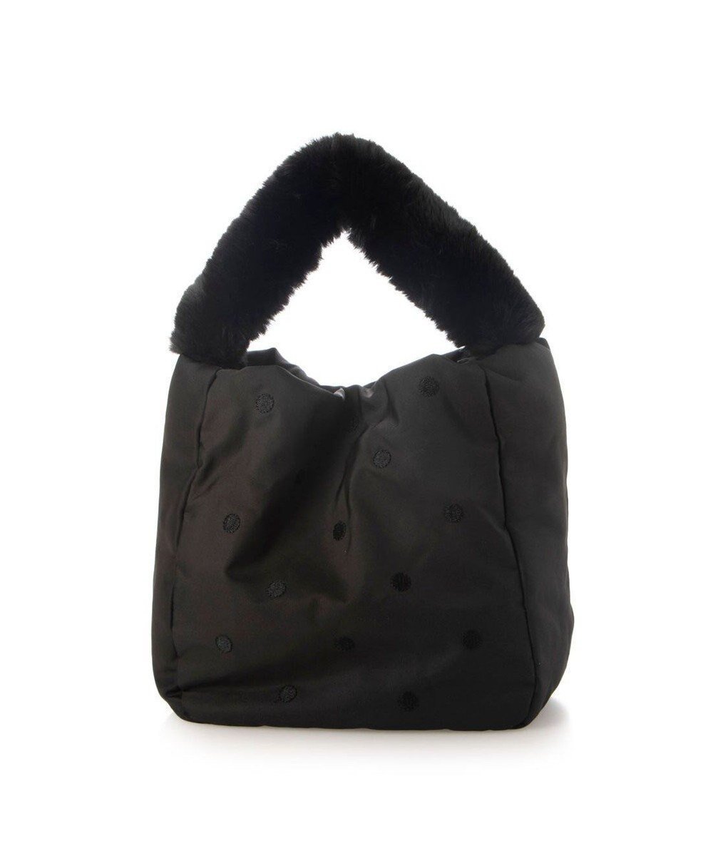 【アンビリオン/UNBILLION】のカシュカシュ cachecache / エコファーワンハンドルドット刺繍トート インテリア・キッズ・メンズ・レディースファッション・服の通販 founy(ファニー) ファッション Fashion レディースファッション Fashion for Women バッグ Bags カラフル Colorful Design ショルダー Shoulder, Shoulder Strap スマホ Smartphone, Mobile Device 財布 Wallet, Purse ドット Polka Dot, Dot Pattern ハンド Hand, Handmade ミックス Mix, Mixed Style モチーフ Motif, Design Theme A/W・秋冬 Autumn/Winter 再入荷 Restock / Back in Stock ブラック|ID: prp329100004674766 ipo3291000000034300429