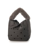 【アンビリオン/UNBILLION】のカシュカシュ cachecache / エコファーワンハンドルドット刺繍トート GY|ID: prp329100004674766 ipo3291000000034300432