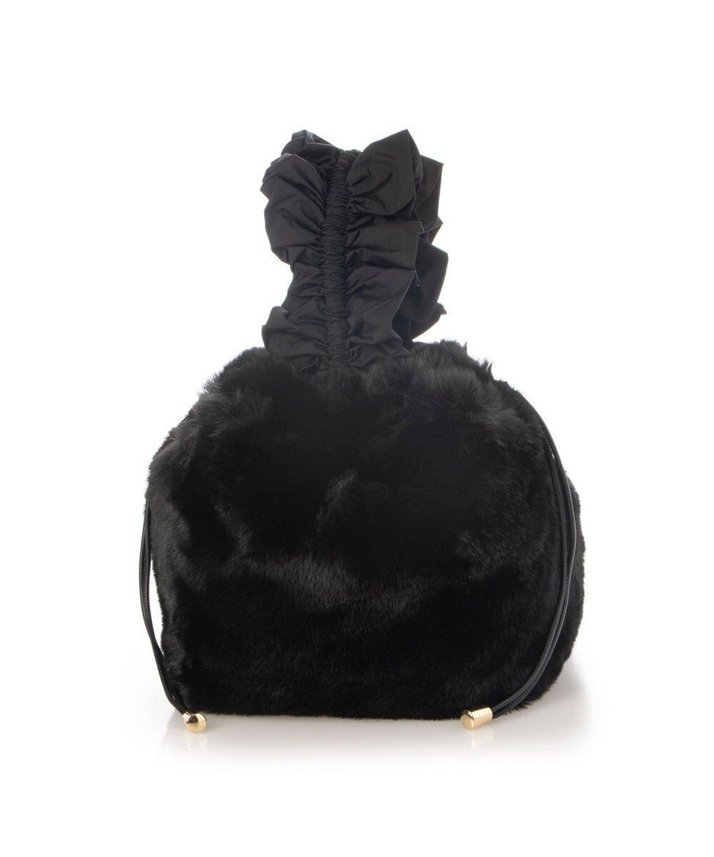 【アンビリオン/UNBILLION】のカシュカシュ cachecache / フリルハンドルエコファー巾着バッグ 人気、トレンドファッション・服の通販 founy(ファニー) 　ファッション　Fashion　レディースファッション　Fashion for Women　バッグ　Bags　カラフル　Colorful Design　巾着　Drawstring Bag, Kinchaku　スマホ　Smartphone, Mobile Device　財布　Wallet, Purse　ハンド　Hand, Handmade　ミックス　Mix, Mixed Style　モチーフ　Motif, Design Theme　再入荷　Restock / Back in Stock　 other-1|ID: prp329100004674767 ipo3291000000034300442