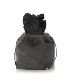 【アンビリオン/UNBILLION】のカシュカシュ cachecache / フリルハンドルエコファー巾着バッグ GY|ID: prp329100004674767 ipo3291000000034300445