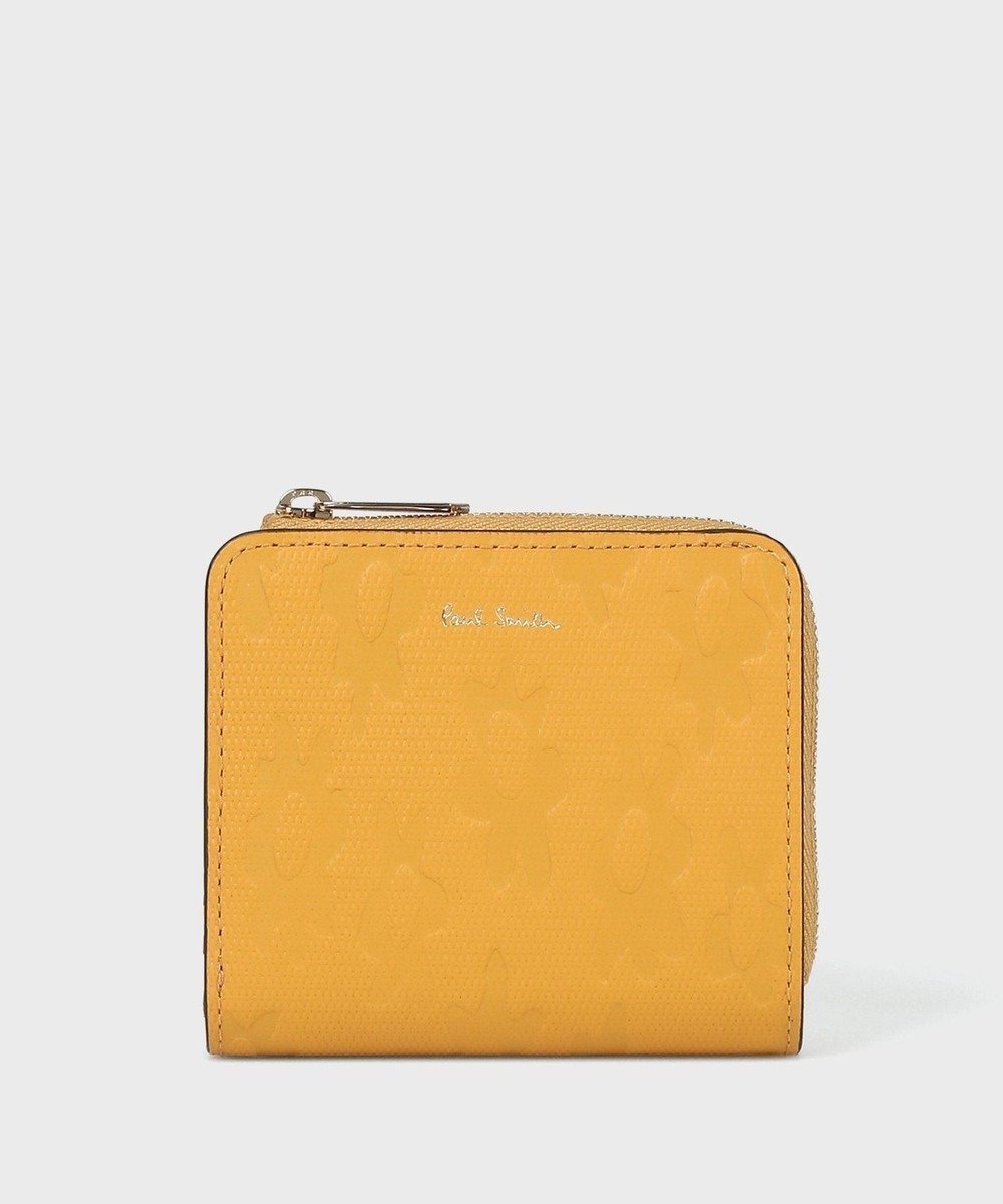 【ポール スミス/Paul Smith】のデイジーレザー 2つ折り財布 インテリア・キッズ・メンズ・レディースファッション・服の通販 founy(ファニー) 　ファッション　Fashion　レディースファッション　Fashion for Women　ミニ財布・二つ折り財布　Wallets & Card Cases　ポケット　Pocket, Pocket Detail　メッシュ　Mesh, Net Fabric　財布　Wallet, Purse　イエロー|ID: prp329100004674775 ipo3291000000033782783