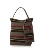 【アンビリオン/UNBILLION】のペルケ perche / モバイルショルダー付きリサイクルウールトート ブラウン|ID: prp329100004674780 ipo3291000000034300617