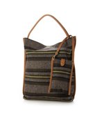 【アンビリオン/UNBILLION】のペルケ perche / モバイルショルダー付きリサイクルウールトート カーキ|ID: prp329100004674780 ipo3291000000034300620