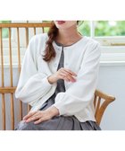 【ティアクラッセ/Tiaclasse】の【洗える】ビジューニットカーディガン オフホワイト|ID: prp329100004674781 ipo3291000000034201184