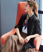 【ティアクラッセ/Tiaclasse】の【洗える】フレアシャツチュニックブラウス ブラック|ID: prp329100004674783 ipo3291000000033782817