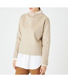 【ベイジ,/BEIGE,】のSABLONS / ジャージートップス Taupe|ID: prp329100004674785 ipo3291000000033782828